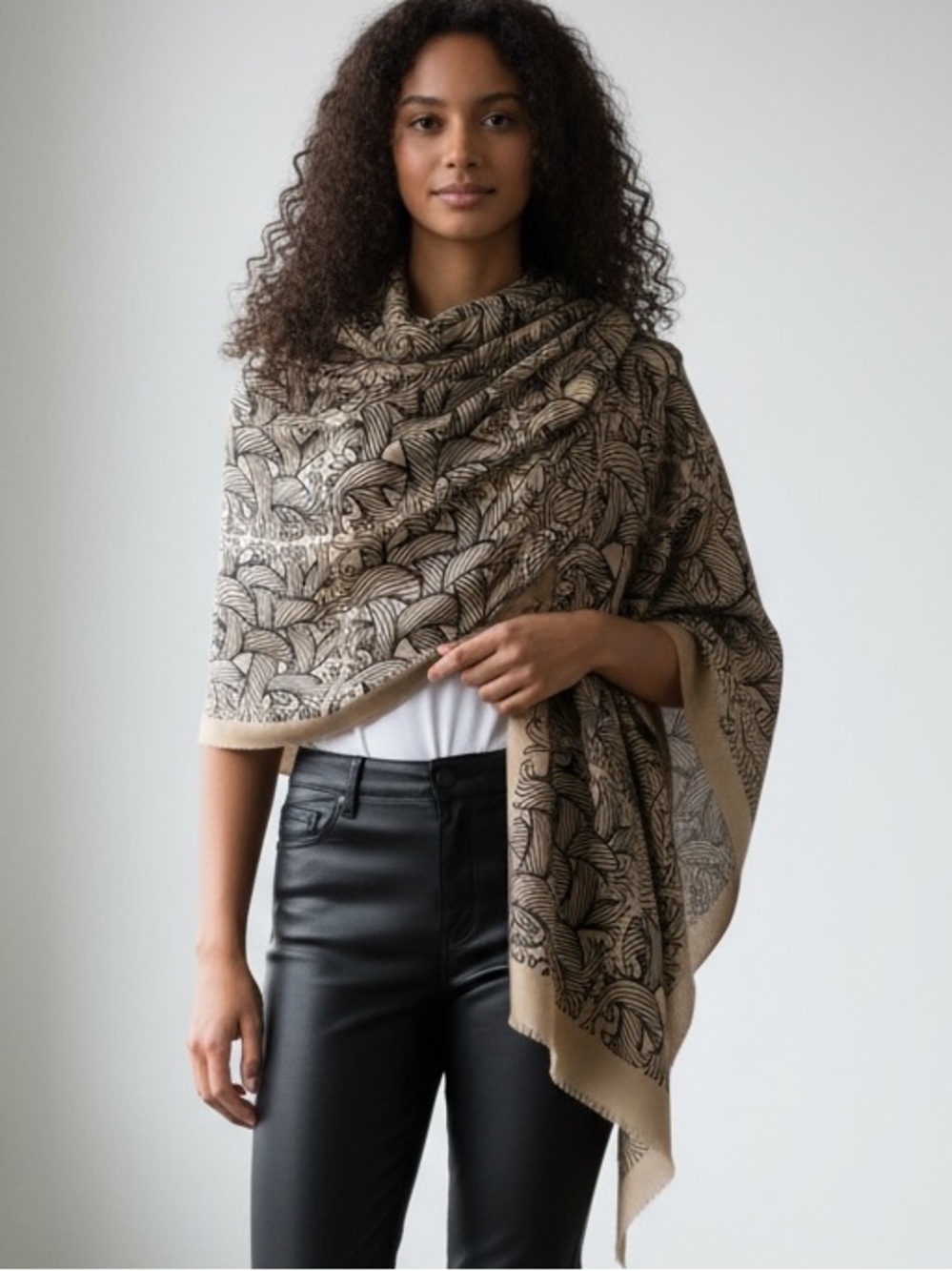 Louis Vuitton x Christopher Nemeth Oversized Monogram Rope Shawl Wrap 55x77 - Picture 3 of 8
